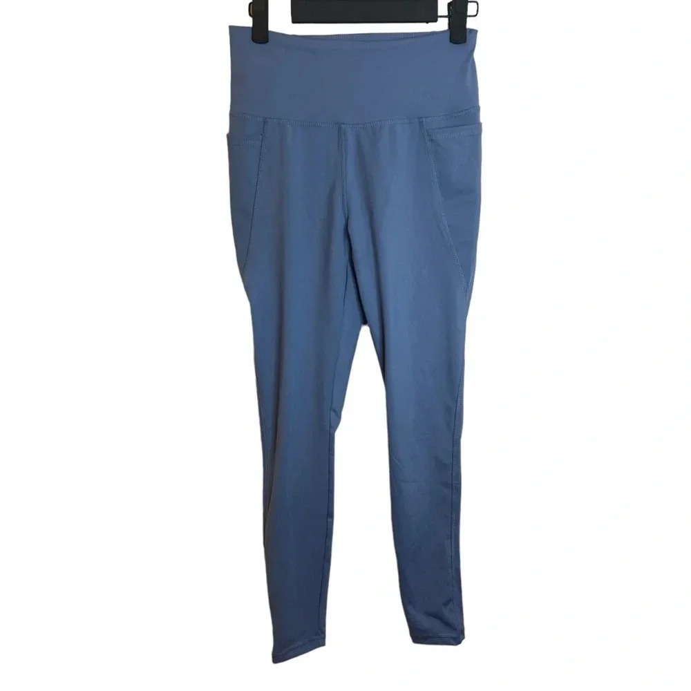 DANSKIN PERIWINKLE HIGH WAISTED 7/8 LEGGINGS